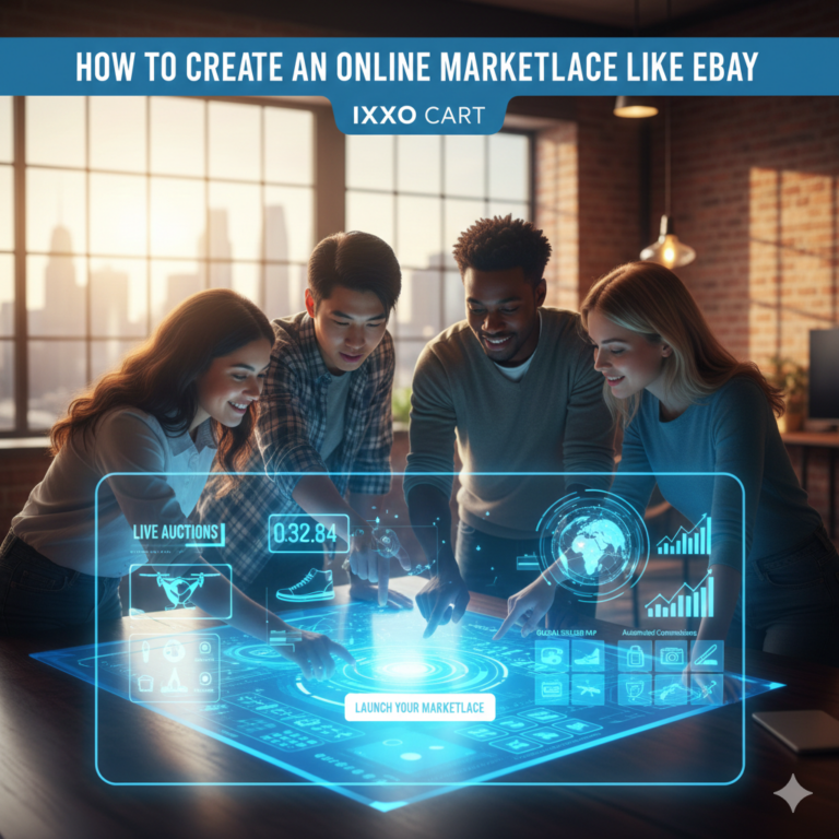 how to create an online marketplace like ebay